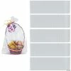 New ✨ 10" x 18" Bulk Large Clear Cellophane Gift Basket Bags - 150 Pc. 🔥