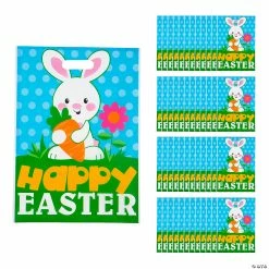 Best reviews of ๐คฉ 12 1/2" x 17" Bulk Large Happy Easter Plastic Goody Bags - 50 Pc. โ