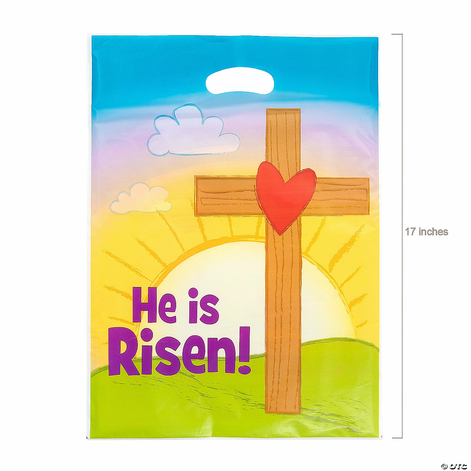 Best Pirce ๐ฏ 12 1/2" x 17" Large Plastic Religious Easter Goody Bags - 50 Pc. ๐ 2 Best Pirce ๐ฏ 12 1/2" x 17" Large Plastic Religious Easter Goody Bags - 50 Pc. ๐ - Image 2