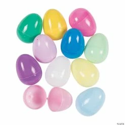 Best Pirce 🥰 2 1/2" Bright & Pastel Plastic Easter Eggs - 48 Pc. 😍