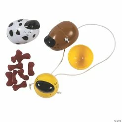 Promo ๐ 2 1/2" ๐ฌ Candy-Filled Animal Nose Easter Eggs - 12 Pc. ๐งจ