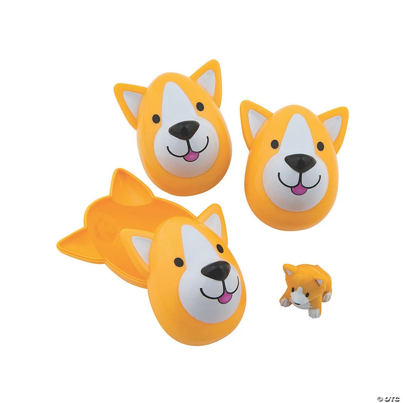 Brand new ๐ 2 1/2" ๐ฆฎ Dog-Shaped Puppy-Filled Plastic Easter Eggs - 12 Pc. ๐ 1 Brand new ๐ 2 1/2" ๐ฆฎ Dog-Shaped Puppy-Filled Plastic Easter Eggs - 12 Pc. ๐