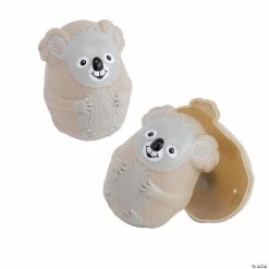 Deals 💯 2 1/2" Koala-Shaped Plastic Easter Eggs - 12 Pc. ✔️