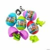 Promo ❤️ 2 1/2" Noah’s Ark Surprise Toy-Filled Plastic Easter Eggs - 12 Pc. 🔔
