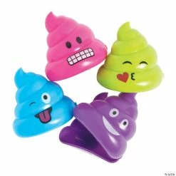 Best Sale 😍 2 1/2" Poop Emoji Plastic Easter Eggs - 12 Pc. 💯