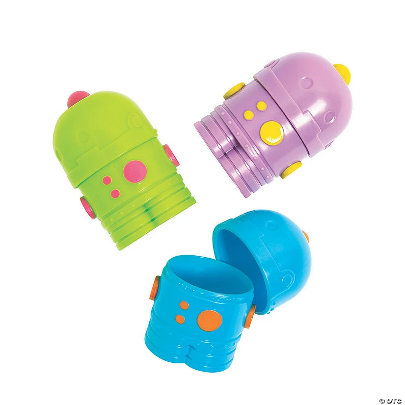 Hot Sale ๐ฏ 2 1/2" Robot Plastic Easter Eggs - 12 Pc. ๐ 1 Hot Sale ๐ฏ 2 1/2" Robot Plastic Easter Eggs - 12 Pc. ๐