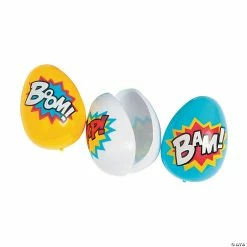 Coupon 🌟 2 1/2" Superhero Plastic Easter Eggs - 12 Pc. ✨