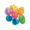 Hot Sale 🤩 2 1/4" Bright Printed Plastic Easter Eggs - 72 Pc. 🤩