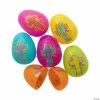 Outlet 🔔 2 1/4" Bright Religious Plastic Easter Eggs - 72 Pc. ✨