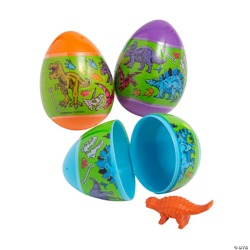 Brand new 🔔 2 1/4" Dinosaur Crayon-Filled Plastic Easter Eggs – 24 Pc. 🧨 1 Brand new 🔔 2 1/4" Dinosaur Crayon-Filled Plastic Easter Eggs – 24 Pc. 🧨