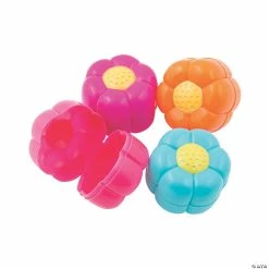 New 😍 2 1/4" Flower Plastic Easter Eggs - 12 Pc. ✔️
