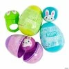 Outlet 👍 2 1/4" Light-Up Jewelry-Filled Plastic Easter Eggs - 12 Pc. 🔥