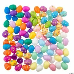 Coupon 🔔 2" Bulk Bright, Pastel and Patterned Plastic Easter Egg Assortment - 864 Pc. ⭐