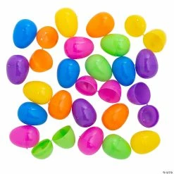 Best Pirce 💯 2" Bulk Colorful Bright Plastic Easter Eggs - 144 Pc. 😉