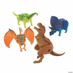 New ๐ 3 1/4" Transforming Dinosaur-Filled Plastic Easter Eggs - 12 Pc. ๐งจ