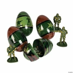 Best deal ⌛ 3" Army Toy-Filled Plastic Easter Eggs - 12 Pc. 👍