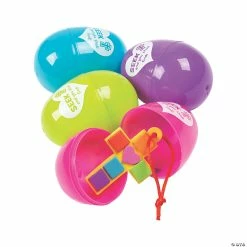 Top 10 🧨 3" Jumbo Cross Ornament Craft-Filled Plastic Easter Eggs - 12 Pc. 🤩