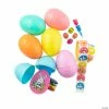 Wholesale 🔥 3" Jumbo Pastel Stationery-Filled Plastic Easter Eggs - 24 Pc. 🔔