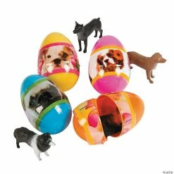Top 10 🎁 3" Puppy-Filled Plastic Easter Eggs - 12 Pc. 🧨