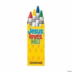 Best deal ✔️ 4-Color Religious Crayons - 24 Boxes 👏