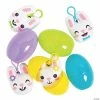 Best reviews of 😀 4" Stuffed Bunny 🎒 Backpack Clip Keychain-Filled Plastic Easter Eggs - 12 Pc. 🛒