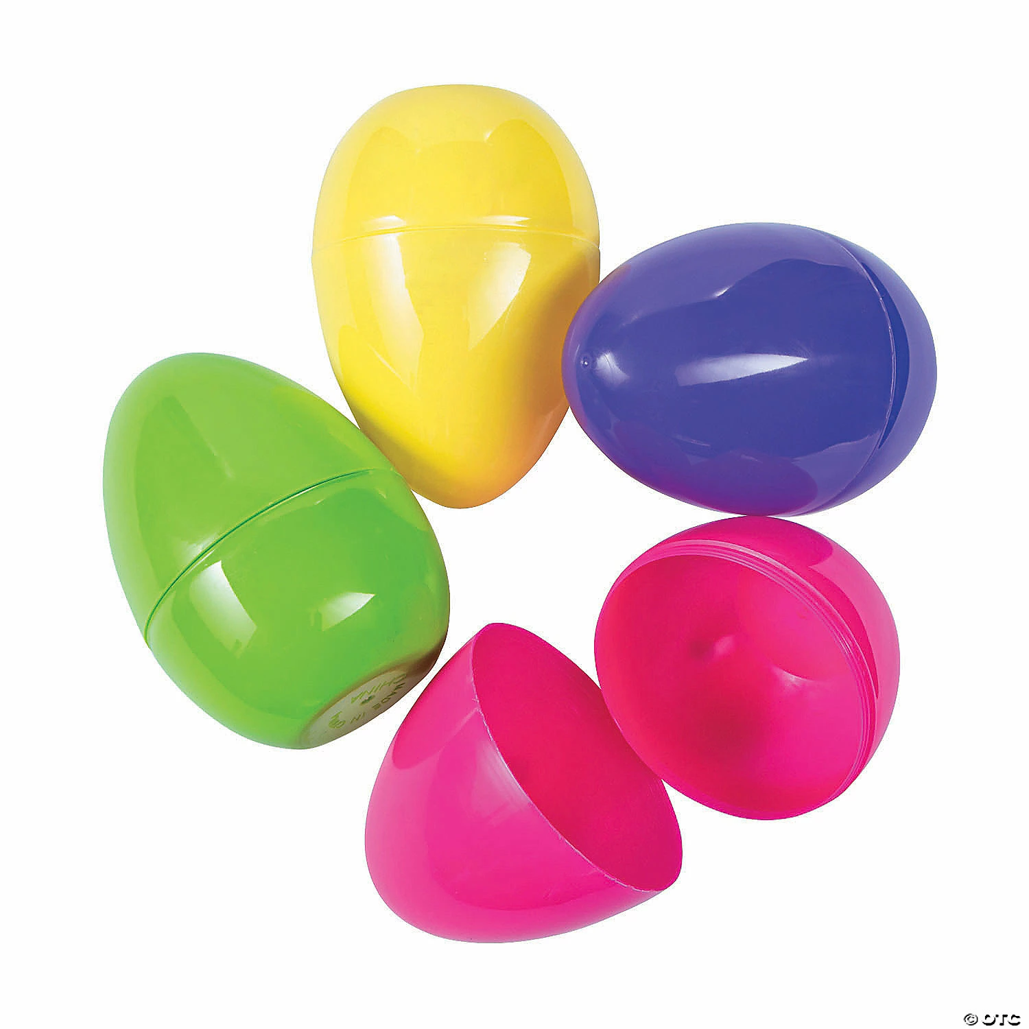 Cheap 🔥 6" Fillable Plastic Bright Easter Eggs - 12 Pc. 🥰 1 Cheap 🔥 6" Fillable Plastic Bright Easter Eggs - 12 Pc. 🥰