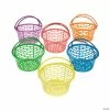 Cheapest 👏 Bright Round Easter Baskets - 12 Pc. 👏