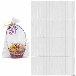 Best Pirce 🌟 Bulk 10" x 18" Large Clear Cellophane Gift Basket Bags - 50 Pc. 🛒