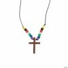 Budget 👏 Cross Faith Necklace Craft Kit - Makes 12 🌟