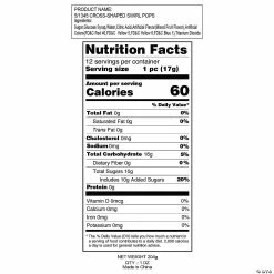 Cheap ✔️ Cross-Shaped Swirl Lollipops - 12 Pc. 🌟 -Easter Sales Store cross shaped swirl lollipops 12 pc 5 1345 a05