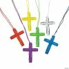 Budget 🛒 Crystal Cross Necklaces - 48 Pc. ❤️