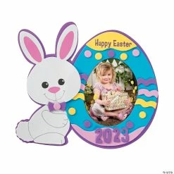 Flash Sale โญ Easter Dated Picture Frame Magnet Craft Kit - Makes 12 ๐