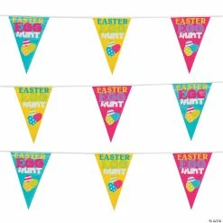 Best reviews of ❤️ Easter Egg Hunt Plastic Pennant Banner 🔔