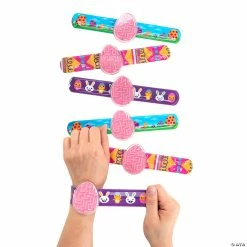 New 👏 Easter Egg Maze Game Slap Bracelets - 12 Pc. 🧨