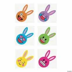 Cheapest 😉 Easter Emoji Temporary Tattoos - 72 Pc. 👍