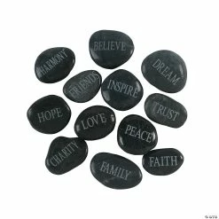 Outlet 🎁 Faith Worry Stones - 12 Pc. 👍