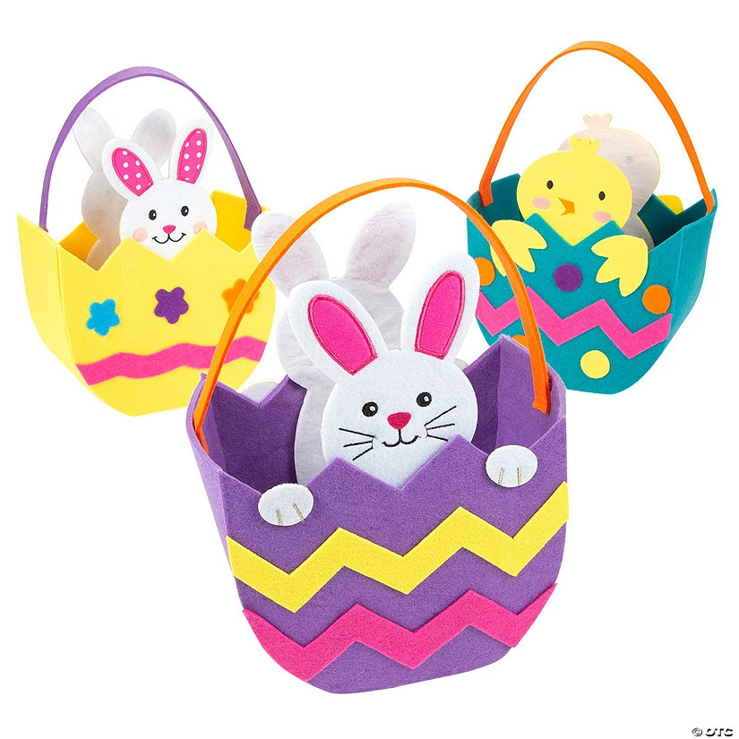 Best Pirce ๐ Felt Easter Baskets - 3 Pc. ๐ 1 Best Pirce ๐ Felt Easter Baskets - 3 Pc. ๐