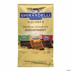New 🎁 Ghirardelli Chocolate Squares Premium Assortment, 4.85 oz, 3 Pack 😍
