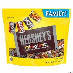Discount โญ HERSHEY'S Miniatures Chocolate ๐ฌ Candy Assortment, Family Size 17.6 oz โ