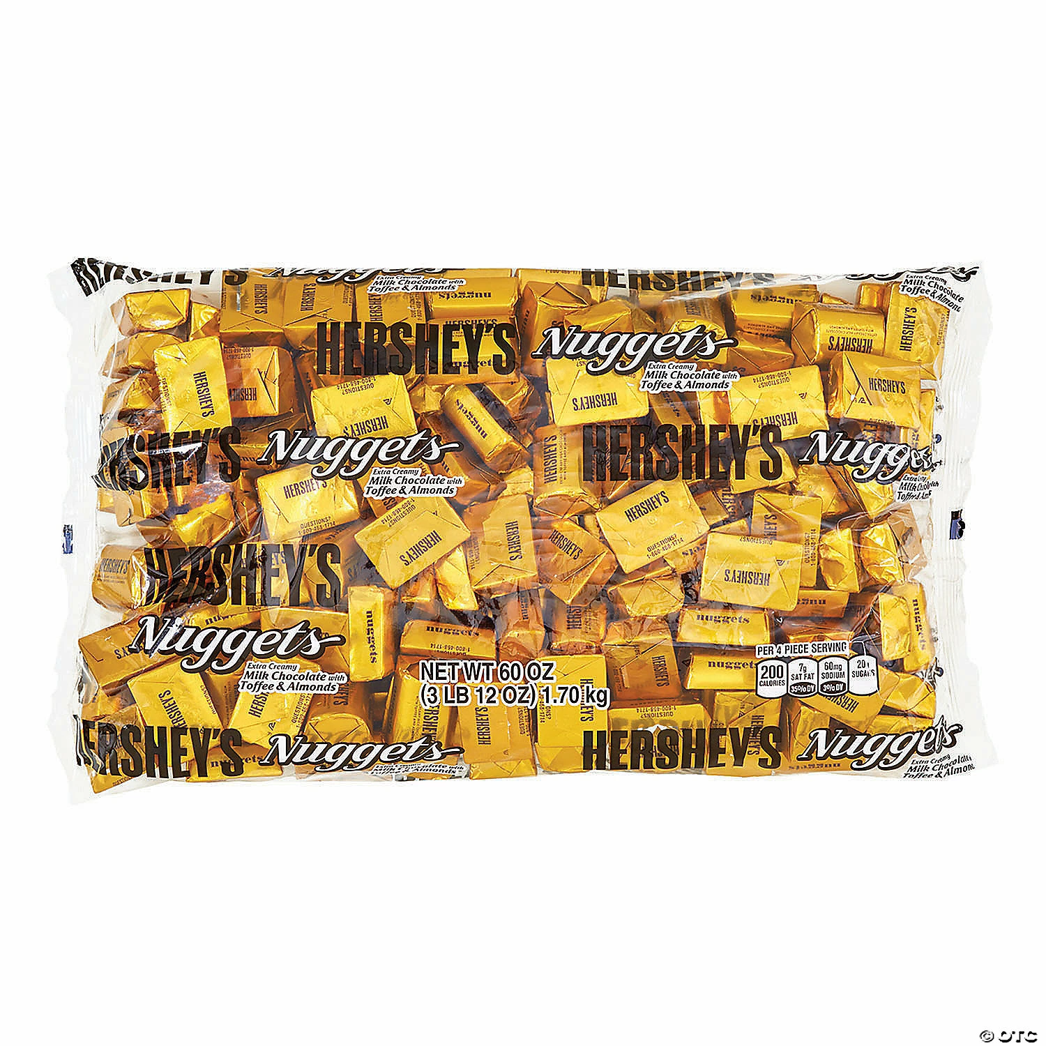 Buy ❤️ HERSHEY'S NUGGETS Milk Chocolate with Toffee and Almonds - 60oz bag 🥰 1 Buy ❤️ HERSHEY'S NUGGETS Milk Chocolate with Toffee and Almonds - 60oz bag 🥰
