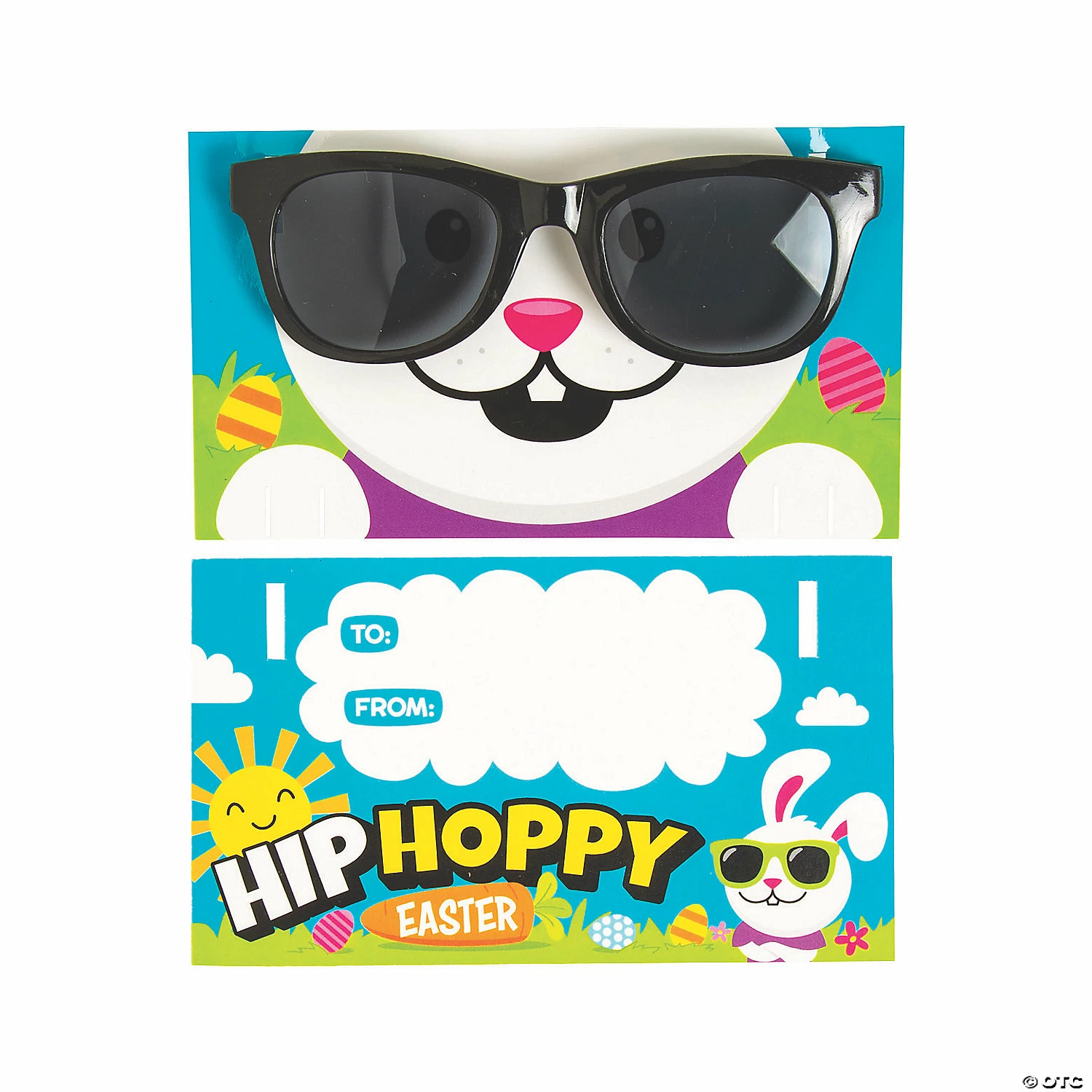 Budget ๐ Hip-Hop Bunny ๐ Sunglasses with Easter Cards - 12 Pc. ๐ 1 Budget ๐ Hip-Hop Bunny ๐ Sunglasses with Easter Cards - 12 Pc. ๐