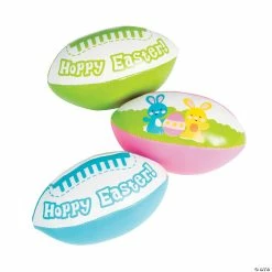 Cheapest 👏 Hoppy Easter Football Assortment - 12 Pc. 😀
