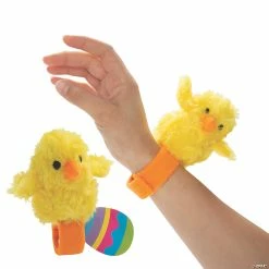 Deals ๐ Hugging Easter Stuffed Chick Bracelets with Card - 12 Pc. โค๏ธ
