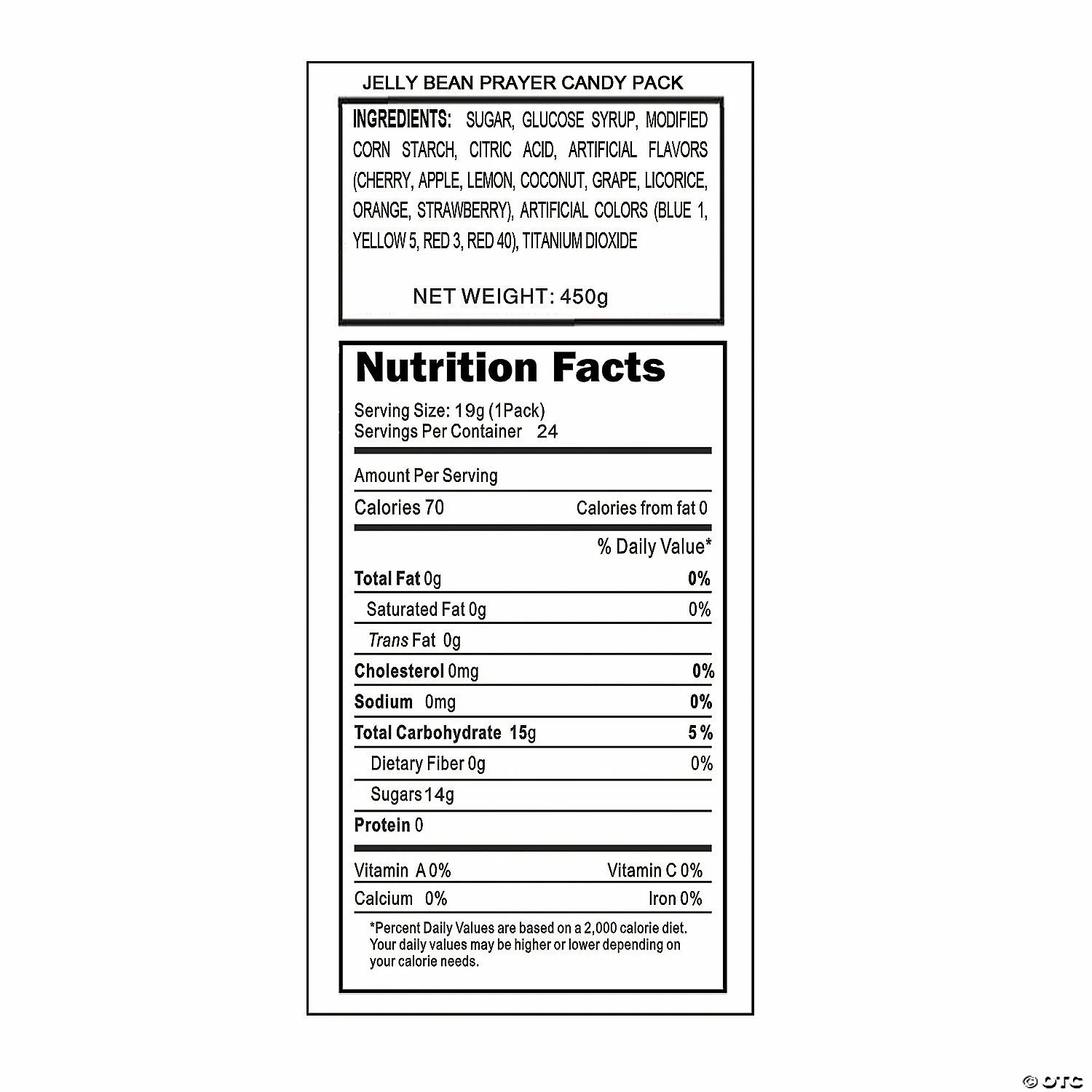 Budget 💯 Jelly Bean Prayer 🍬 Candy Packs - 17 Pc. 🤩 2 Budget 💯 Jelly Bean Prayer 🍬 Candy Packs - 17 Pc. 🤩 - Image 2