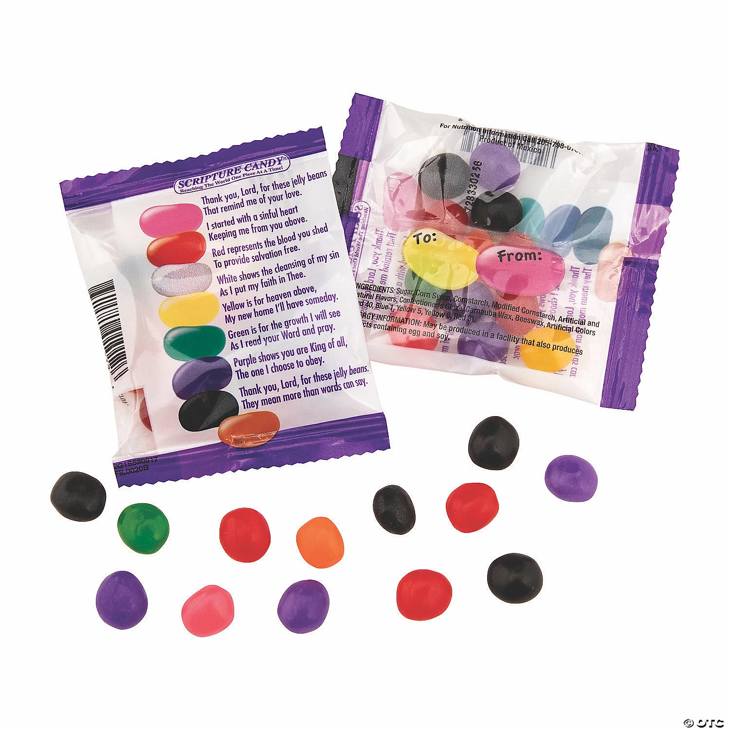 Budget 💯 Jelly Bean Prayer 🍬 Candy Packs - 17 Pc. 🤩 1 Budget 💯 Jelly Bean Prayer 🍬 Candy Packs - 17 Pc. 🤩