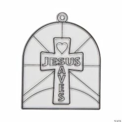Wholesale ⭐ Jesus Saves Suncatchers - 24 Pc. 👍