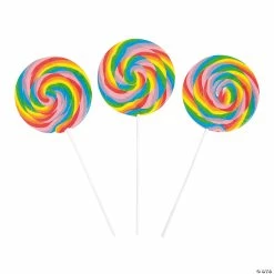 Flash Sale ✔️ Jumbo Swirl Lollipops - 6 Pc. 🔔
