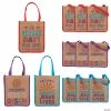 Best Pirce 👏 Large He Lives Craft Nonwoven Tote Bags - 12 Pc. 🎉