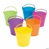 Cheapest 😍 Mini Colored Favor Pails - 12 Pc. 👍