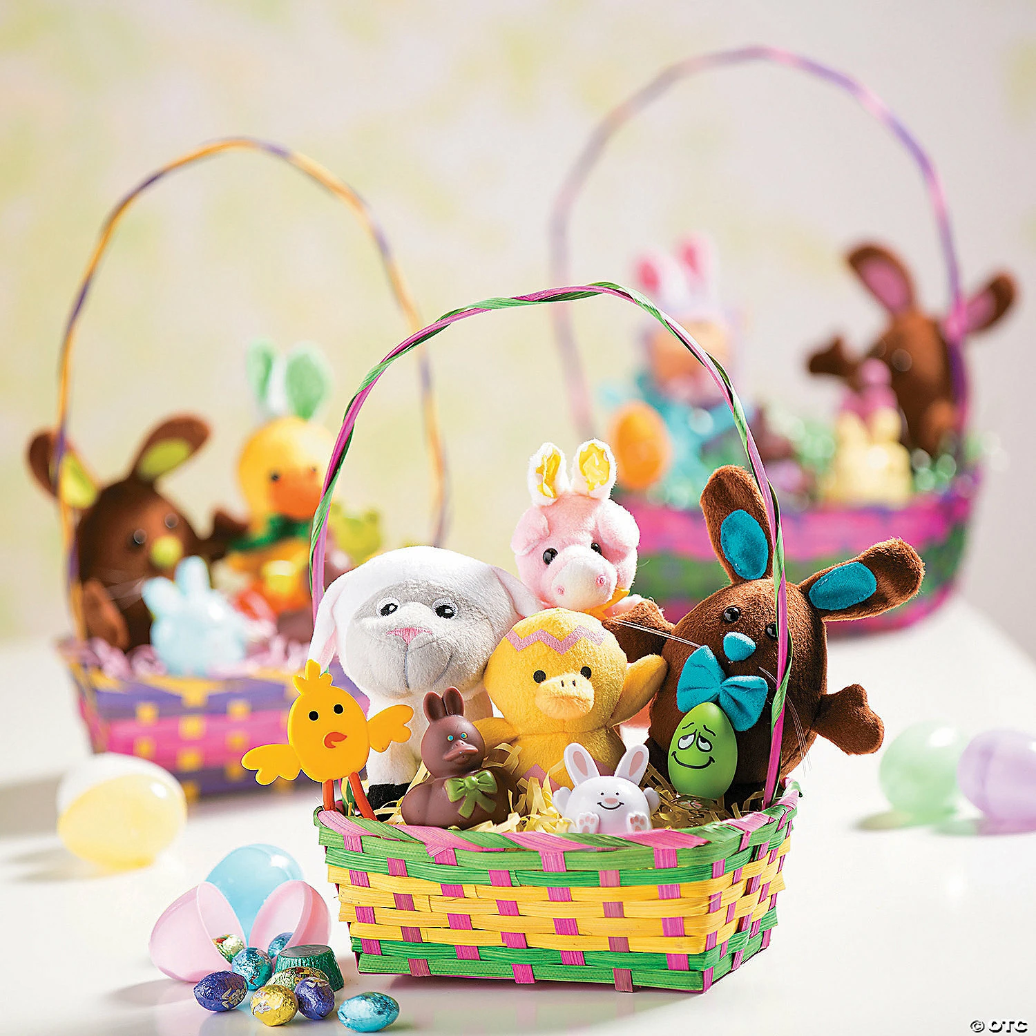 Cheapest ⌛ Multicolor Rectangular Easter Bamboo Baskets - 12 Pc. 😉 2 Cheapest ⌛ Multicolor Rectangular Easter Bamboo Baskets - 12 Pc. 😉 - Image 2